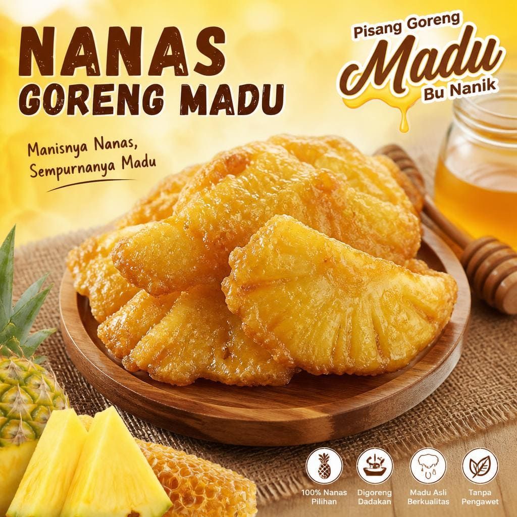 Nanas Goreng Madu Bu Nanik
